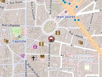 Carte de Durand Bernard à Toulouse