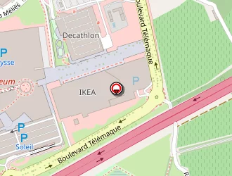 Carte de Ikea à Montpellier