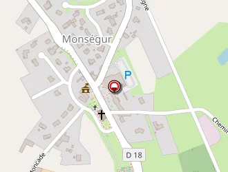 Carte de Agence Postale à Monségur