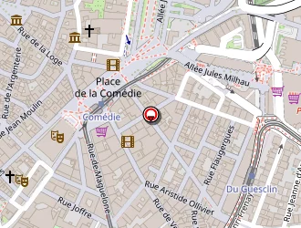 Carte de Espace Silence à Montpellier