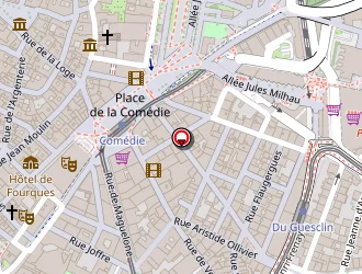 Carte de Jbg Plomberie à Montpellier