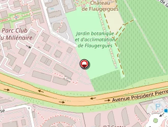 Carte de Décathlon à Montpellier