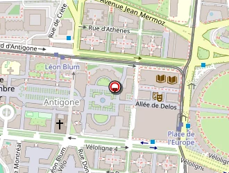 Carte de Agrelis à Montpellier