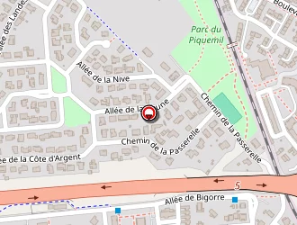 Carte de Adapeai à Colomiers