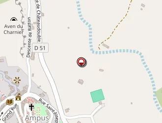 Carte de Boulodrome à Ampus