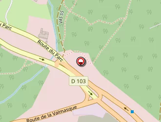 Carte de Station Esso Express à Valbonne