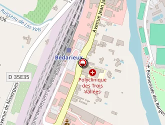 Carte de Super U à Bédarieux