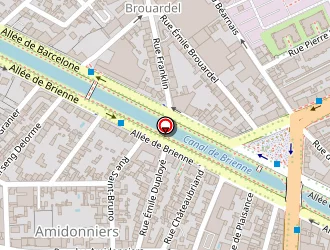 Carte de C O V à Toulouse