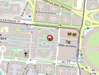 Carte de Actuel Immobilier à Montpellier