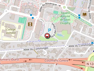 Carte de Adamus à Colomiers