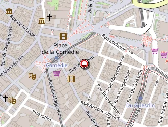 Carte de Espace Jeunesse à Montpellier