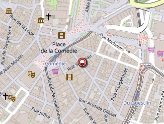 Carte de Vivier La Civette (snc) à Montpellier