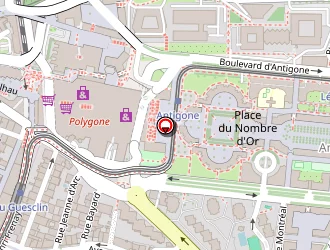 Carte de Boutique Orange à Montpellier