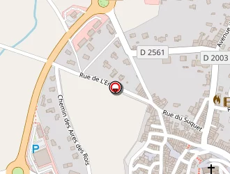 Carte de Hotellerie De L'esplanade à Rians