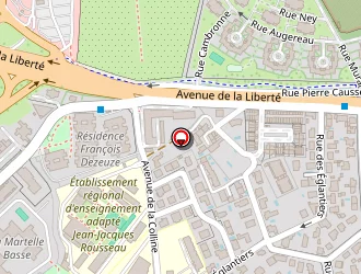 Carte de Lycee Jules Ferry à Montpellier