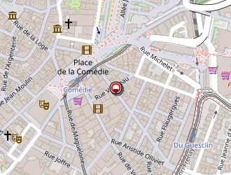 Carte de Potier Sandrine à Montpellier