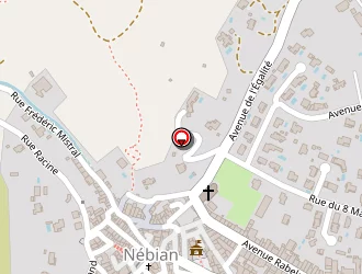 Carte de Savy Renaud à Nébian