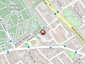 Carte de Monturet Muriel à Toulouse