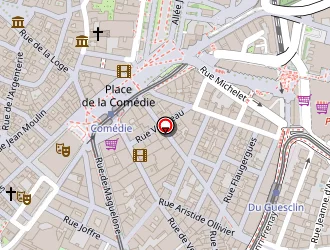 Carte de Tchip Coiffure à Montpellier