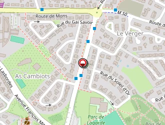 Carte de Raoul Sandra à Balma