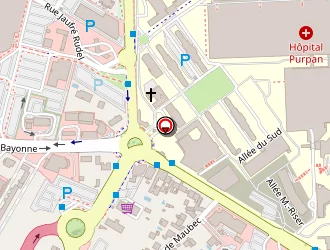 Carte de N.a.c.h. à Toulouse