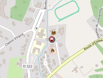 Carte de Centre De Loisirs à Pouillon