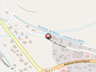 Carte de Belajardins à Rians