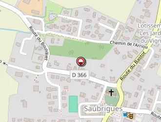 Carte de Dulon Jean à Saubrigues