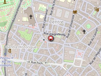 Carte de Eovi Mcd Mutuelle à Montpellier