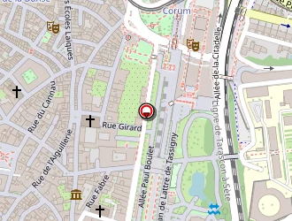 Carte de Carias Bernard à Montpellier