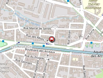 Carte de Cosy Corner à Montpellier