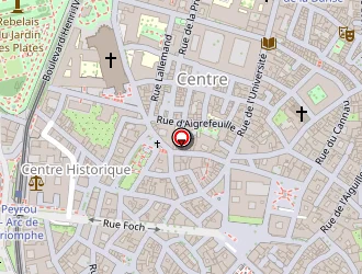 Carte de Adrea Mutuelle à Montpellier