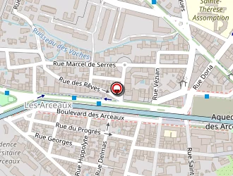 Carte de Casa De Espagna à Montpellier