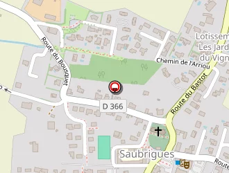 Carte de Pianos Dussau à Saubrigues