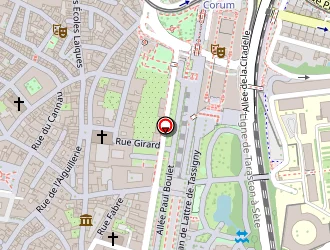 Carte de Au Petit Grain à Montpellier