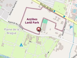 Carte de Soccerpark à Antibes juan les pins