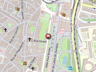 Carte de Girou Geoffrey à Montpellier