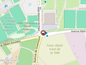 Carte de Asptt à Montpellier