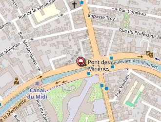 Carte de Mangenot Camille à Toulouse