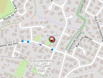 Carte de Manoir Saint Clair à Balma