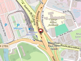 Carte de Aichoune Mostéfa à Montpellier