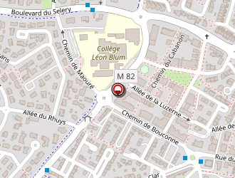 Carte de Carrefour Market à Colomiers