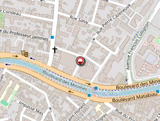 Carte de Pezet Bertrand à Toulouse