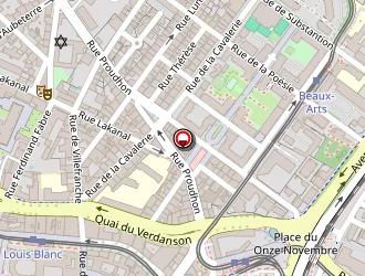 Carte de Pressing Merlin à Montpellier