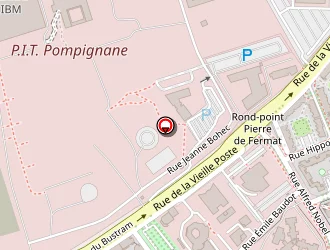 Carte de Montpellier Technologies à Montpellier