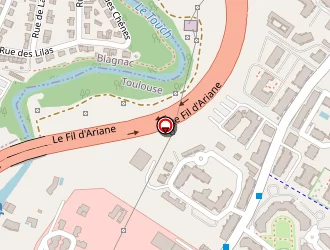 Carte de Marcial Francis à Toulouse