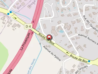 Carte de Intermarché à Villeneuve-loubet