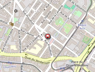 Carte de Le Lapin Rose à Montpellier