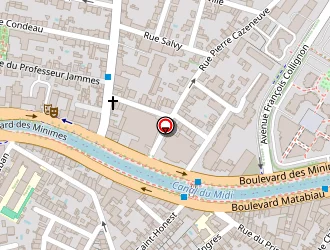 Carte de Collège Les Chalets à Toulouse