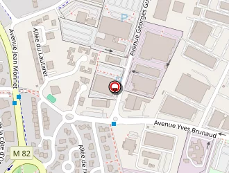 Carte de Assistance Aéronautique Et Aérospatiale à Colomiers